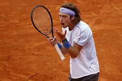Рублев вылетел в 1/8 финала турнира ATP в Риме